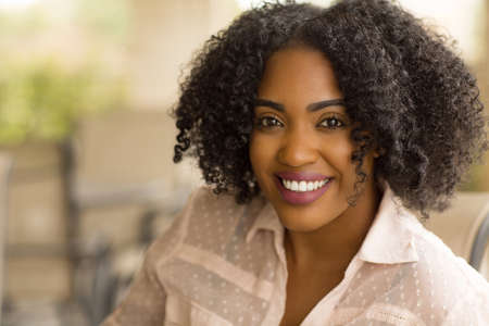Portrait of a confident African American woman.