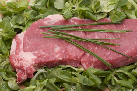 photo of a fresh beef ready for cookingの写真素材