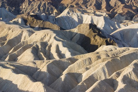 The beautiful landscape of the Zabriskie point の写真素材