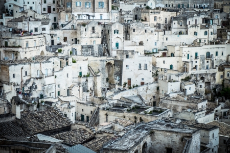Matera, amazing city that lies athwart a small canyonのeditorial素材