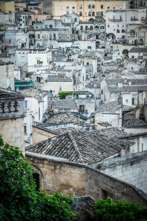 Matera, amazing city that lies athwart a small canyonのeditorial素材