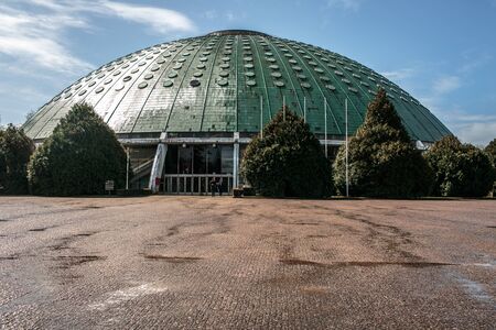 The famous Crystal palace architecture in Portoのeditorial素材