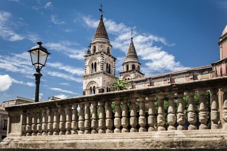 The magnificent Cathedral of Acireale, Sicilyの写真素材