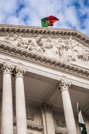 Lisbon, a beautiful travel destination in Portugalの写真素材