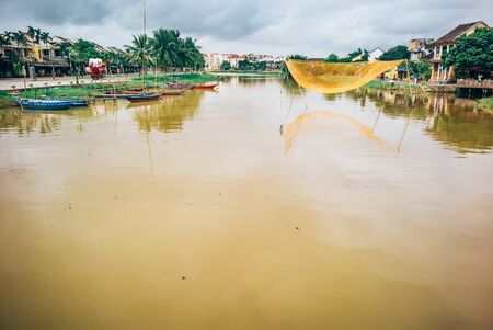 The wonderful and colorful village of Hoi An, in Vietnamの写真素材