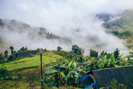 Wonderful landscapes from Sapa region in the north of Vietnamの写真素材