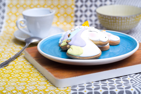 Wonderful Unicorn cookies to decorate parties or birthdays