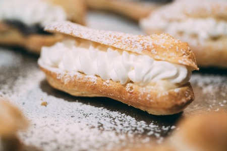 Making of delicious italian pastries from Puglia region