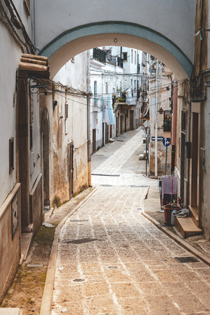 The old village of Spinazzola in Puglia region, Italyの写真素材