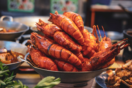 Local street food in Melaka, Malaysiaの写真素材