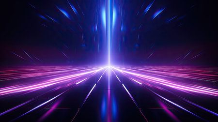 3d render, abstract background, laser show, ultraviolet light, ultraviolet raysの素材