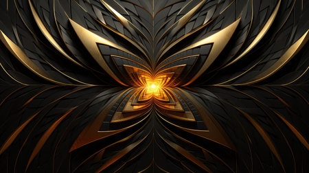 Abstract fractal. Fractal art background for creative design. Decoration for wallpaper, desktop, poster, cover booklet. Print for clothes, t-shirt. Creative illustration for designの素材