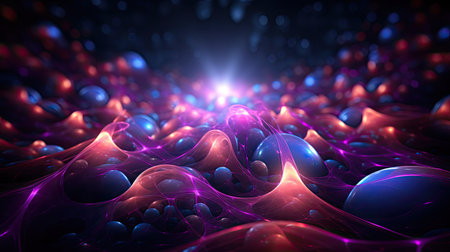 Abstract fractal. Fractal art background for creative design. Decoration for wallpaper, desktop, poster, cover booklet. Print for clothes, t-shirt. Creative illustration for designの素材