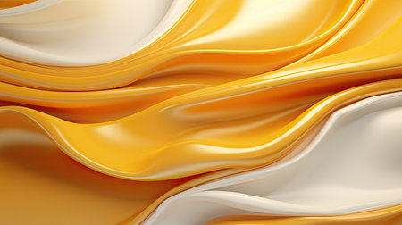 abstract gold background with smooth lines in it. 3d renderの素材