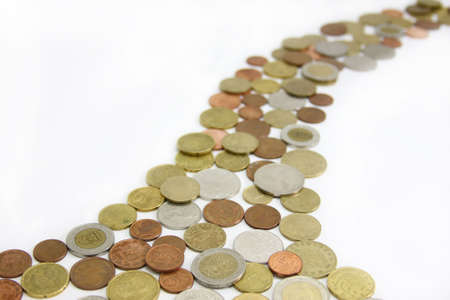 This river of money will lead you to the richness.の写真素材