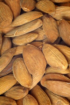  Macro shot of a very tasty almonds