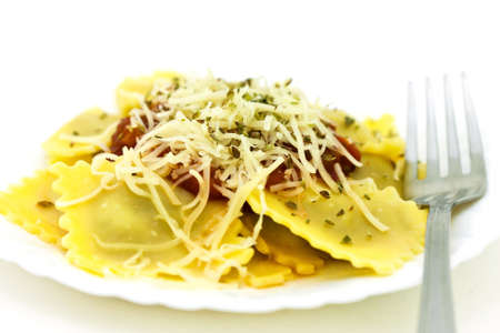 Ravioli is a delicious dishの写真素材