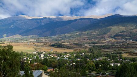 Landscape in Spain (Catalonia,Cerdana) の写真素材
