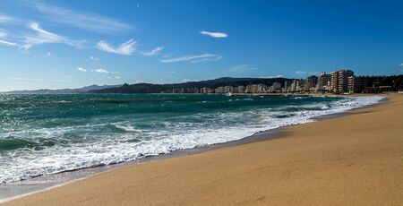 Detail of the Spanish coast (Costa Brava) 