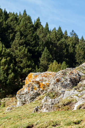 Beautiful mountain peaks in Spain  Pyreness  