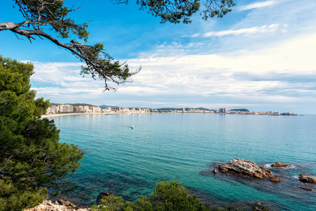 Detail of the Spanish coast (Costa Brava)の写真素材