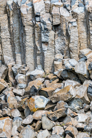 Interesting columnar basalt at Hungary