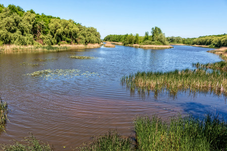 Beautiful lake in spring from Hungary