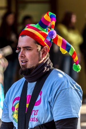 Carnival parades in Barcelona of Spain, 26 February 2017