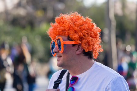 Carnival parades in Barcelona of Spain, 26 February 2017のeditorial素材