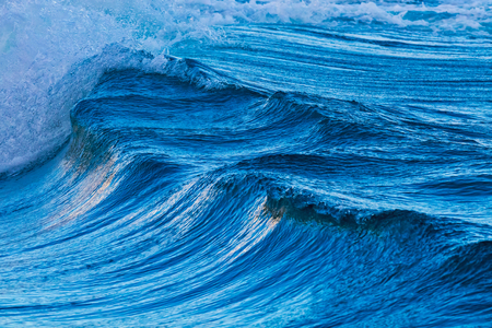 Big waves from the oceanの写真素材