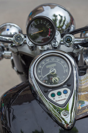 Motorcycles show in Palamos in Spain. 27. 05. 2018 Spain