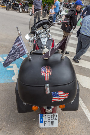 Motorcycles show in Palamos in Spain. 27. 05. 2018 Spainのeditorial素材