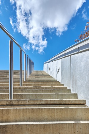 Stairs to the blue sky