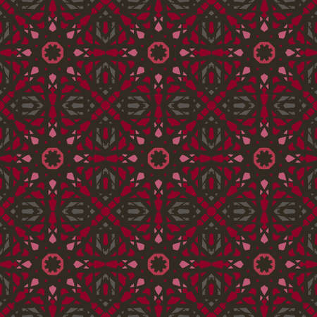 Universal red color vector seamless patterns, tiling. Endless texture can be used for wallpaper,...