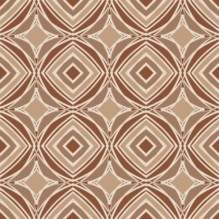 Universal terracotta color vector seamless patterns, tiling. Endless texture can be used for wallpaper, pattern fills, web page background,surface textures. Geometric ornaments.のイラスト素材