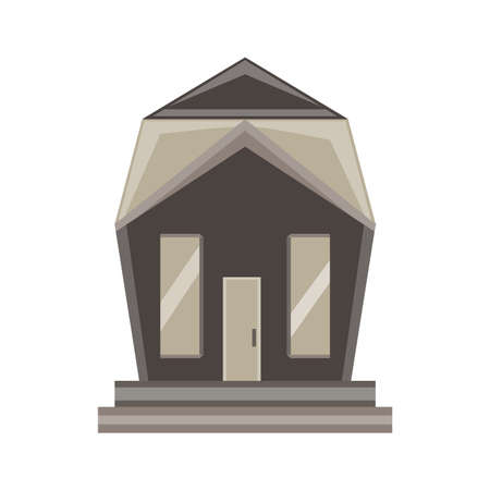 Home icon house vector isolated real estate residential symbol black building sign simpleのイラスト素材