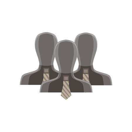 People business group businessman silhouette vector team office icon illustration personのイラスト素材