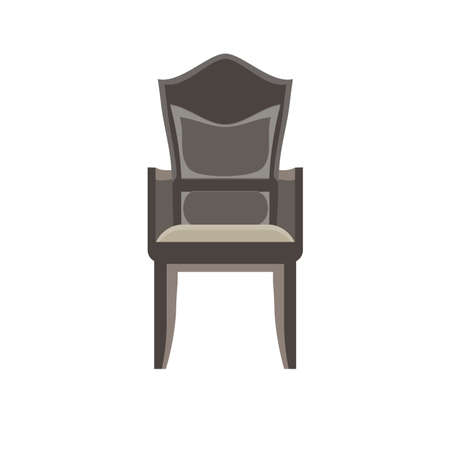 Chair vector icon furniture illustration office isolated interior designのイラスト素材
