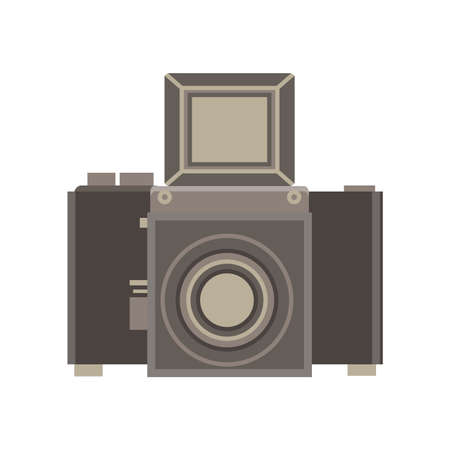 Camera retro vintage old photography vector photo film background antique art lens classicのイラスト素材