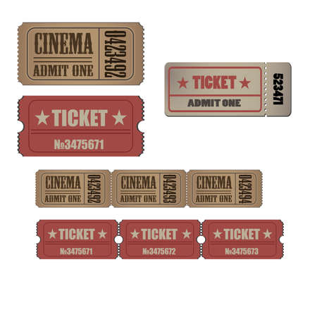 Ticket vintage vector luggage travel pass tag illustration design old. Retro isolated couponのイラスト素材
