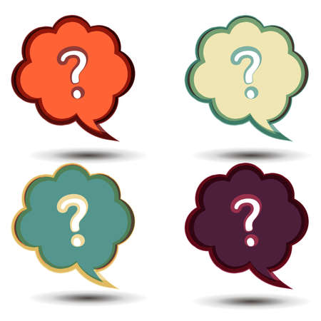 Question mark vector icon symbol illustration sign background concept design help faq graphic askのイラスト素材