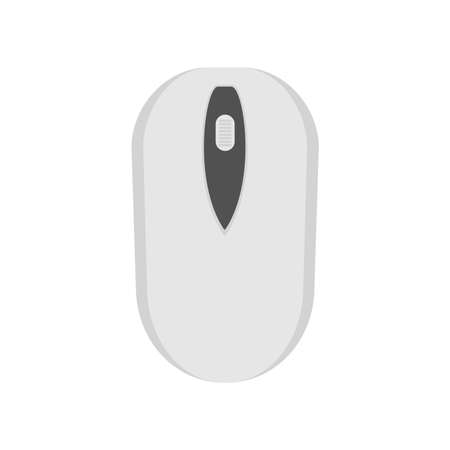 Mouse icon sroll computer vector click down. Illustration web isolated design button symbol PCのイラスト素材