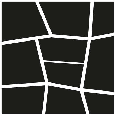 Photo frame picture black wall blank vector. Image design abstract element mockup border. Empty...