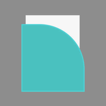 File holder binder design vector flat icon. Archive sheet stationary data paperworkのイラスト素材