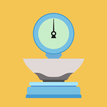 Libra sign vector icon illustration. Scale isolated balance equal. Weight measurement analysis appliance mass.のイラスト素材