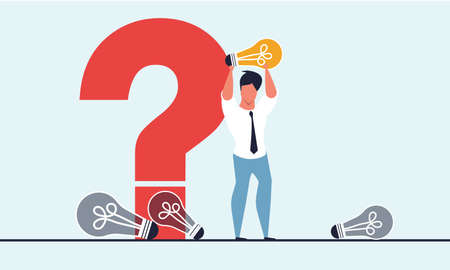 Think outside idea box and inspiration creative business. Success solution and open light bulb vector illustration concept. Innovation mind and creativity intelligence. Bright strategy thinking manのイラスト素材