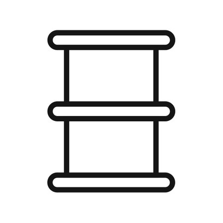 Toxic waste line icon isolated on white background. Black flat thin icon on modern outline style. Linear symbol and editable stroke. Simple and pixel perfect stroke vector illustration.のイラスト素材