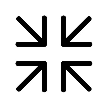 Zoom out icon line isolated on white background. Black flat thin icon on modern outline style. Linear symbol and editable stroke. Simple and pixel perfect stroke vector illustration.のイラスト素材