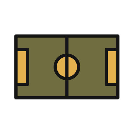 Football line icon isolated on white background. Black flat thin icon on modern outline style. Linear symbol and editable stroke. Simple and pixel perfect stroke vector illustration.のイラスト素材