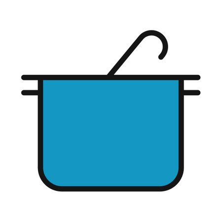 Soup line icon isolated on white background. Black flat thin icon on modern outline style. Linear symbol and editable stroke. Simple and pixel perfect stroke vector illustration.のイラスト素材